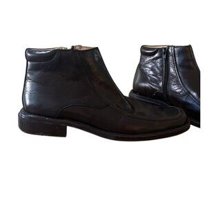 Beatle boots Kenneth dark brownish black leather ankle hi boots Mens 9.5M